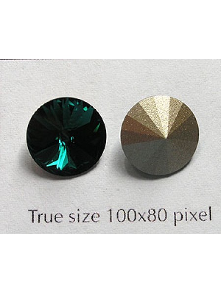 Swar Rivoli 12mm Emerald