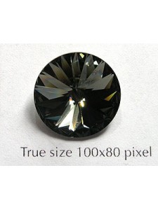 Swar Rivoli 18mm Black Diamond