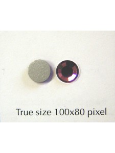 Swar Flat Round Stone 6.5mm Amethyst