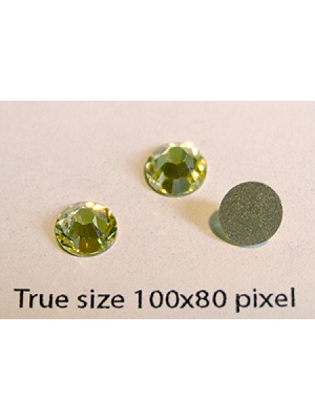 Swar Flat Round Stone 6.5mm Jonquil