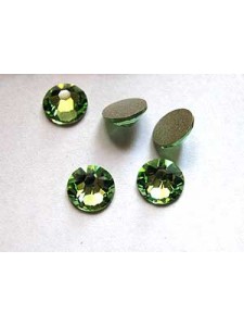 Swar Flat Round Stone 6.5mm Peridot