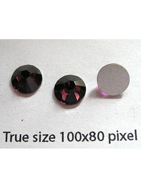 Swar Round Stone ~7.2mm Amethyst