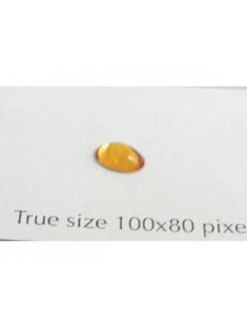 Swar Oval Stone Smooth 6x4mm Topaz