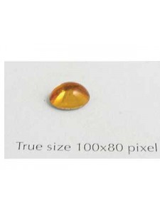 Swar Oval Stone Smooth 8x6 mm Topaz