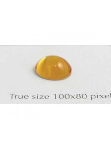 Swar Oval Stone Smooth 10x8mm Topaz