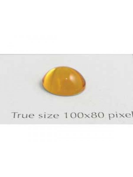 Swar Oval Stone Smooth 10x8mm Topaz