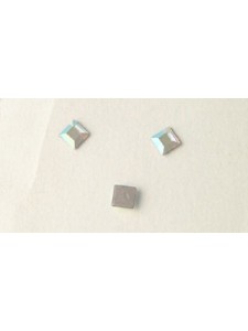 Swar Flat Square Stone 3mm AB-Hot Fix