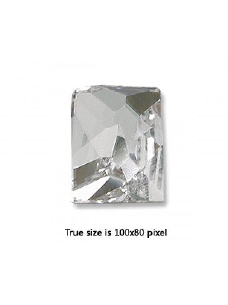 Swar Cosmic Flat Back 20x14mm Clear F