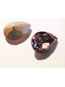 Swar Pear Stone 14x10mm Antique Pink