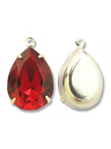 Swar Pear Stone 18mm Siam Red SP 1R