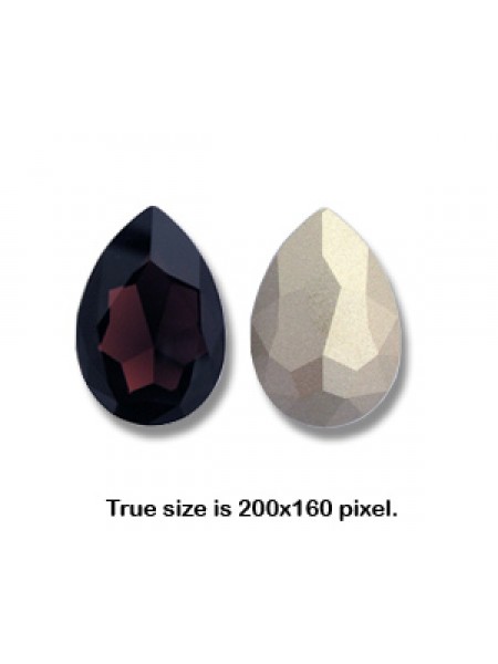 Swar Teardrop 30x20mm Burgundy