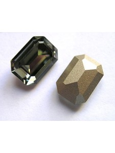 Swar Rect Stone 14x10mm Black Diamond