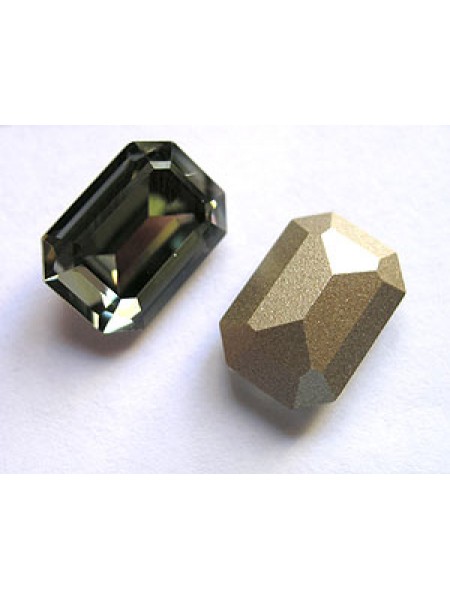 Swar Rect Stone 14x10mm Black Diamond
