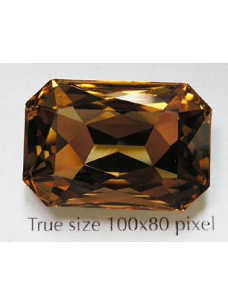 Swar Octagon 27x18.5mm Lt Colorado Topaz