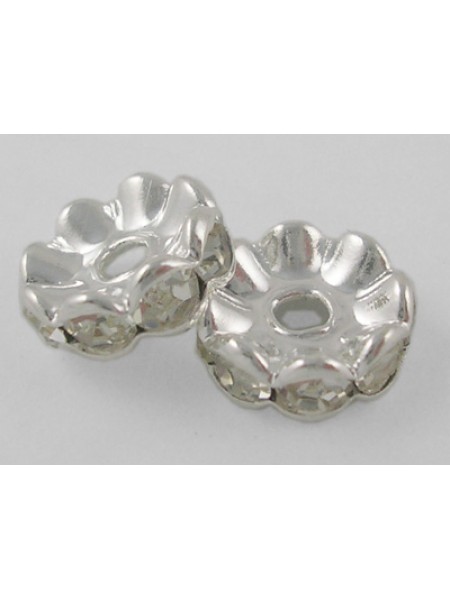 Diamonte Rondel (Asia) 5mm Clear SP
