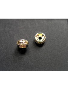 Diamonte Rondel (Asia) 5mm Clear NFP
