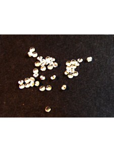 Cubic Zirconia White 1.75mm Round -40pcs