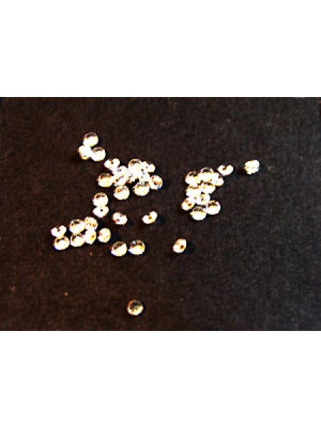 Cubic Zirconia White 1.60mm Round -40pcs