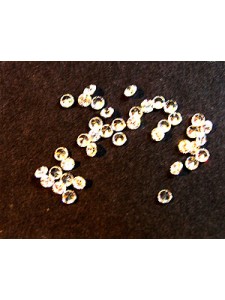 Cubic Zirconia White 1.90mm Round -40pcs