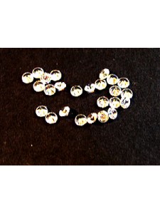 Cubic Zirconia White 2.75mm Round -25pcs