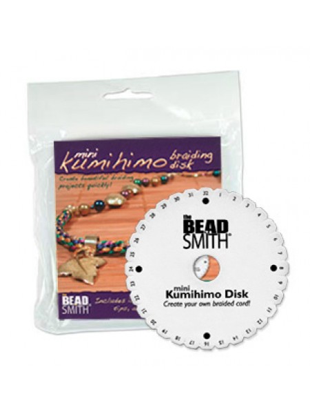 Kumihimo Disk 4.25inch Round w/instructi