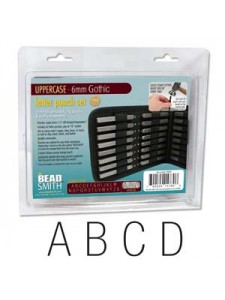 Letter Set 6mm Upper case 27pcs w/case