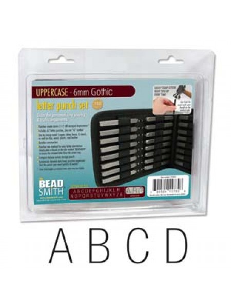 Letter Set 6mm Upper case 27pcs w/case