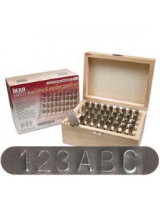 Letter & Number Punch Set 6mm in Box
