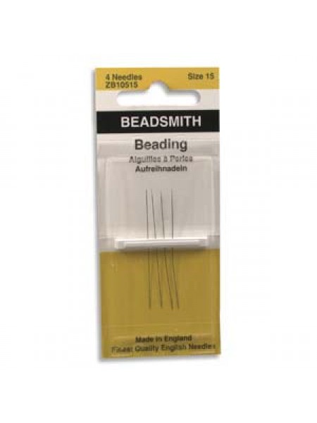 Beading Needles #15 4/pkt English