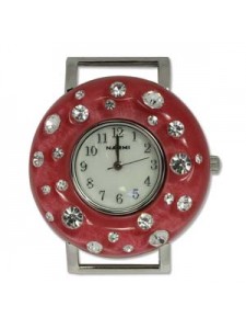 Watch Face Round Red 40mm