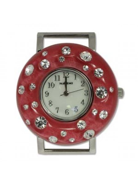 Watch Face Round Red 40mm