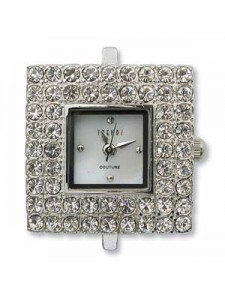 Square Watch Face w/Crystal