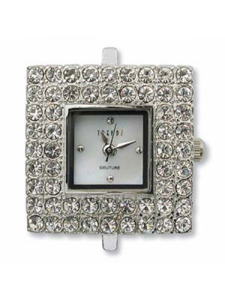 Square Watch Face w/Crystal